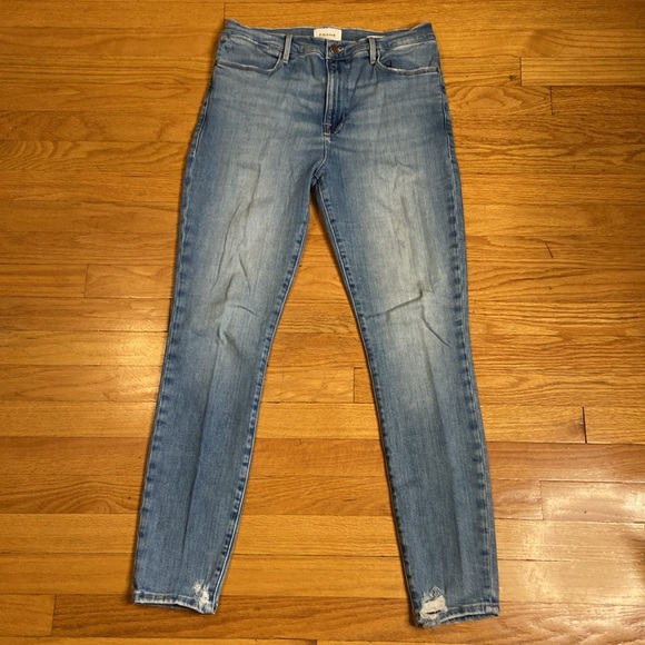 FRAME Le High Skinny Jeans. Size 31 - Picture 3 of 14
